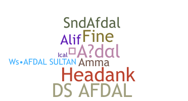 Surnom - Afdal