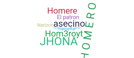 Surnom - Homero
