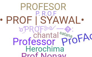 Surnom - Prof