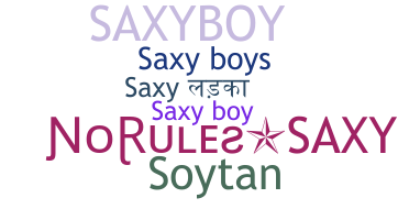 Surnom - saxyboy