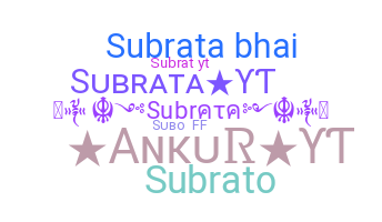 Surnom - Subrata