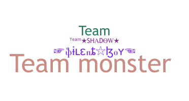 Surnom - Teammonster