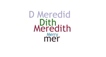 Surnom - Meredith