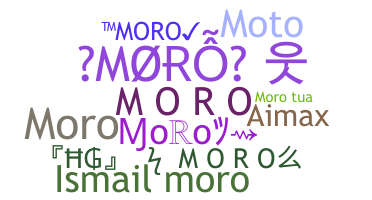 Surnom - moro