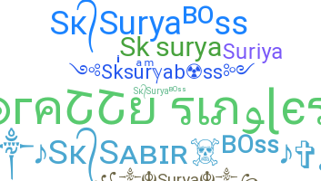 Surnom - Sksuryaboss
