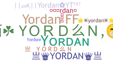 Surnom - Yordan