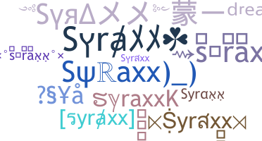 Surnom - syraxx