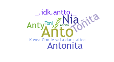 Surnom - Antonia