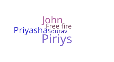 Surnom - Piriya