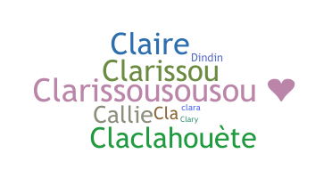 Surnom - Clarisse