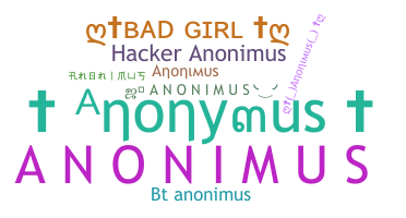 Surnom - Anonimus