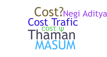 Surnom - Cost