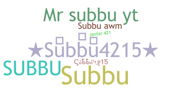 Surnom - Subbu4215