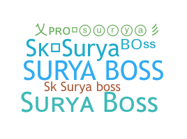 Surnom - Suryaboss