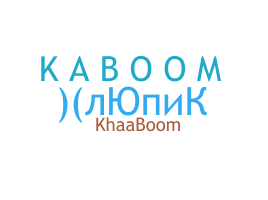 Surnom - Kaboom