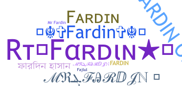 Surnom - Fardin