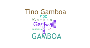 Surnom - Gamboa