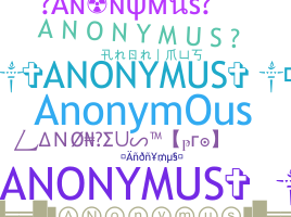 Surnom - Anonymus