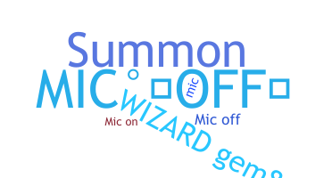 Surnom - Micoff