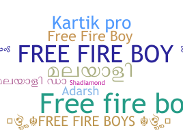 Surnom - Freefireboy