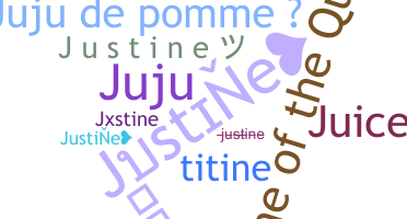 Surnom - Justine