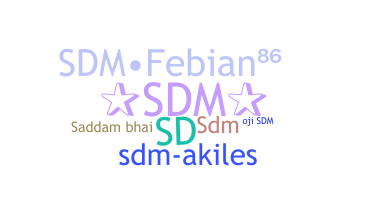 Surnom - SDM