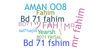 Surnom - Bd71Fahim