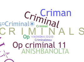 Surnom - criminales