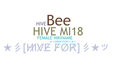Surnom - Hive