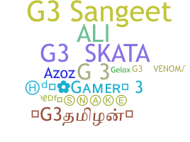 Surnom - G3
