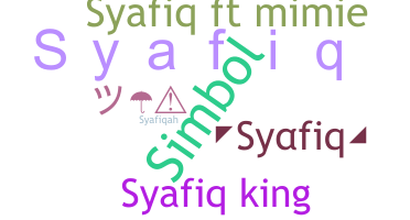 Surnom - Syafiq