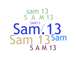 Surnom - Sam13