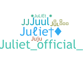 Surnom - Juliet