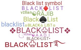 Surnom - blacklist
