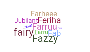 Surnom - Farheen