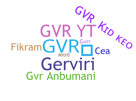 Surnom - GVR