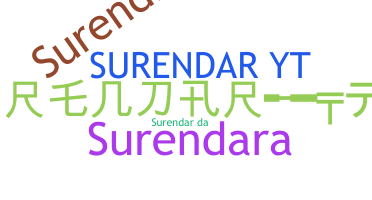 Surnom - Surenda