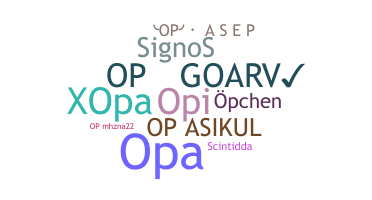 Surnom - opa