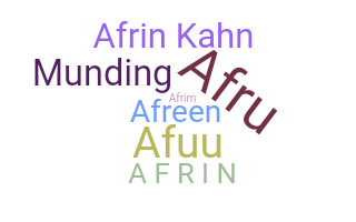 Surnom - Afrin