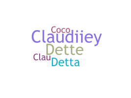 Surnom - Claudette