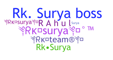 Surnom - Rksurya