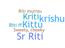 Surnom - Riti