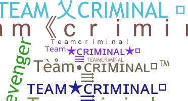 Surnom - Teamcriminal