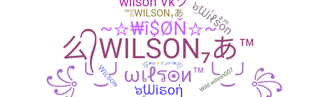 Surnom - Wilson