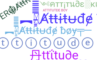 Surnom - Attitudeboy