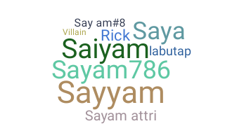Surnom - Sayam
