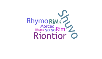 Surnom - Rimo