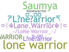 Surnom - lonewarrior