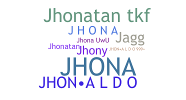 Surnom - Jhona