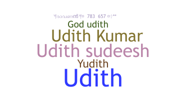 Surnom - udith